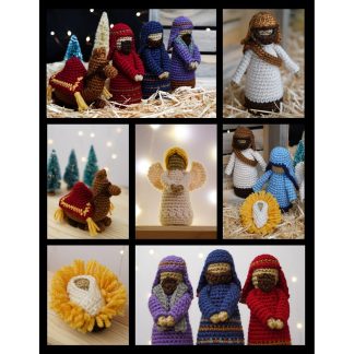Leisure Arts, Crochet Kit (Amigurumi), Nativity Kit, 85542