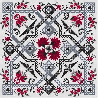Long Dog Samplers, Counted Cross Stitch Pattern, Le Jardin de Plaisir