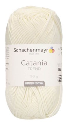 Schachenmayr Yarn, Catania, Sport (Mercerized Cotton), 00294, Marshmellow, 50 grams