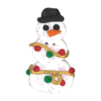 Stoney Creek, Buttons, Snowman Wrapped in Lights, SB258