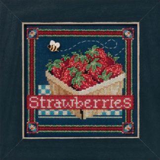 Mill Hill, Counted Beaded Cross Stitch Kit, Strawberries, MH141613