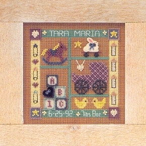 Mill Hill, Counted Beaded Cross Stitch Kit, Baby Sampler, MHCB120