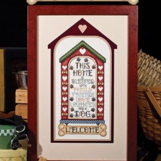 Stoney Creek, Cross Stitch Pattern, Leaflet 609, Doghouse Blessing