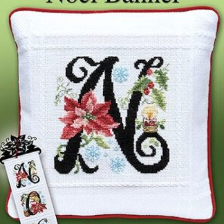 Stoney Creek, Cross Stitch Pattern, PM2901, Noel Banner "N", 1 of 4