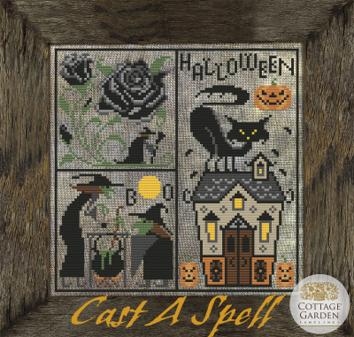 Cottage Garden Samplings, Cast A Spell, Counted Cross Stitch Pattern