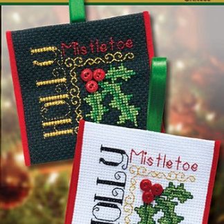 Stoney Creek, Cross Stitch Pattern, ORN060, Holly and Mistletoe