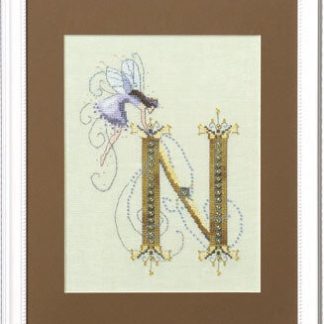 Nora Corbett Designs, Cross Stitch Pattern, Letters From Nora, Letter N (Nina)