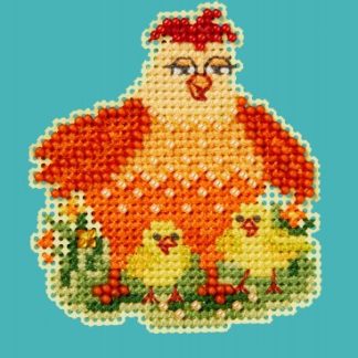 Mill Hill, Counted Glass Bead Cross Stitch Kit, Mama Hen, MH182411