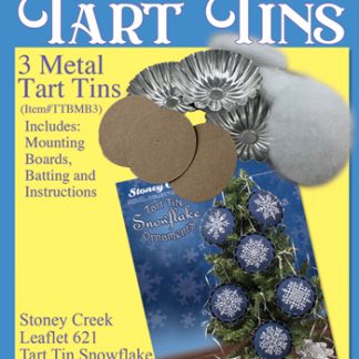 Stoney Creek, Ornament Frame, Metal Tart Tins, 2.75" round, TTBMB3
