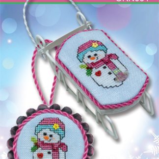 Stoney Creek, Cross Stitch Pattern, ORN064, Sally Snowlady, Ornament