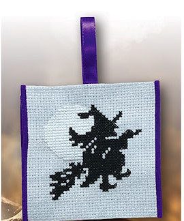 Stoney Creek, Cross Stitch Pattern, PM3201, 'Tis Near Halloween Series: Witches Go Riding