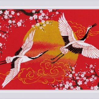 Riolis, Cross Stitch Kit, Under Heaven: Cranes, 2077