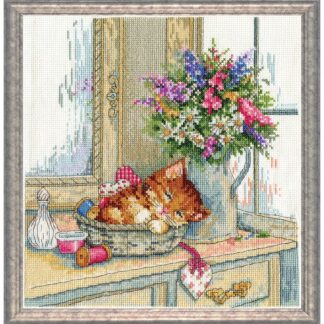 Design Works Crafts, Counted Cross Stitch, Cat Nap, 3243