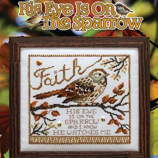 Stoney Creek, Cross Stitch Pattern, Leaflet 636, His Eye is on the Sparrow