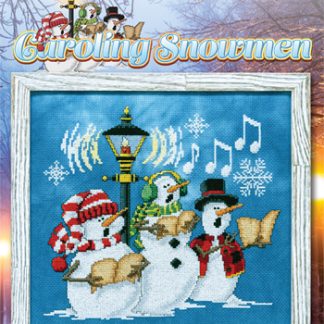 Stoney Creek, Cross Stitch Pattern, Leaflet 639, Caroling Snowmen