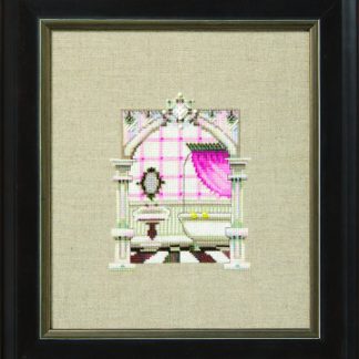 Nora Corbett Designs, Cross Stitch Pattern, NC357, The Doll House: The Powder Room