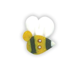 Stoney Creek, Buttons, Bee, Gold Glitter, Left-Facing, Extra Small, SB120XSL