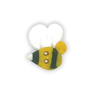 Stoney Creek, Buttons, Bee, Gold Glitter, Right-Facing, Extra Small, SB120XSR