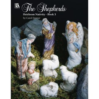 Leisure Arts, Counted Cross Stitch Pattern, Heirloom Nativity: Book 3, The Shepherds, Leaflet 2345