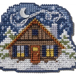 Mill Hill, Counted Glass Bead Cross Stitch Kit, Cozy Cabin, MH182434