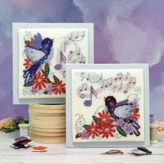 Counting Puddles, Counted Cross Stitch Pattern, Songbird Serenade