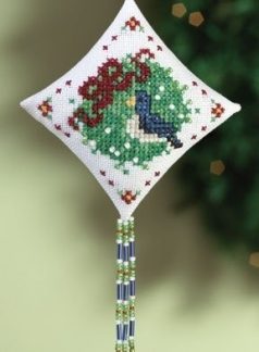 Mill Hill, Tiny Treasured Diamond Cross Stitch Kit, Blue Bird, MH220306