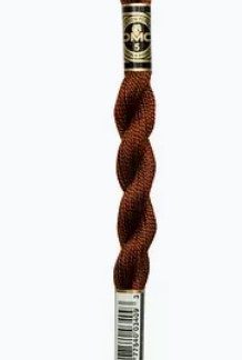 DMC, Pearl Cotton Thread Skeins, Size 3, 115-3-300, Mahogany