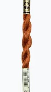 DMC, Pearl Cotton Thread Skeins, Size 3, 115-3-304, Chinese Lacquer