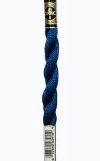 DMC, Pearl Cotton Thread Skeins, Size 3, 115-3-311, Dark Polar Blue