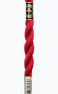 DMC, Pearl Cotton Thread Skeins, Size 3, 115-3-347, Egyptian Red