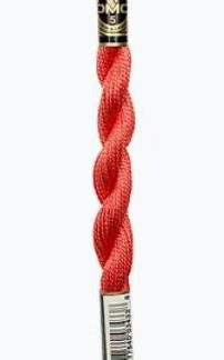 DMC, Pearl Cotton Thread Skeins, Size 3, 115-3-351, Coral