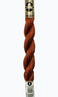 DMC, Pearl Cotton Thread Skeins, Size 3, 115-3-400, Conker