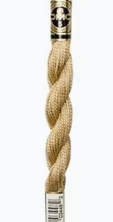DMC, Pearl Cotton Thread Skeins, Size 3, 115-3-422, Light Oak