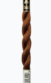 DMC, Pearl Cotton Thread Skeins, Size 3, 115-3-433, Chocolate