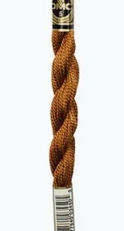 DMC, Pearl Cotton Thread Skeins, Size 3, 115-3-434, Cigar Brown