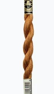 DMC, Pearl Cotton Thread Skeins, Size 3, 115-3-435, Tobacco