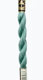 DMC, Pearl Cotton Thread Skeins, Size 3, 115-3-503, Thyme Green