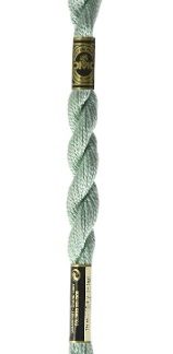 DMC, Pearl Cotton Thread Skeins, Size 3, 115-3-504, Very Light Blue Green