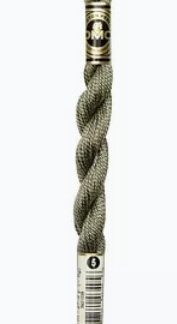DMC, Pearl Cotton Thread Skeins, Size 3, 115-3-640, Grey Cobblestone