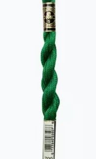DMC, Pearl Cotton Thread Skeins, Size 3, 115-3-700, Meadow Green