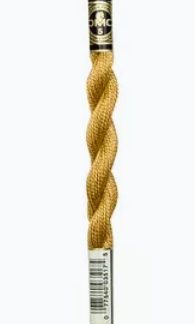 DMC, Pearl Cotton Thread Skeins, Size 3, 115-3-729, Honey