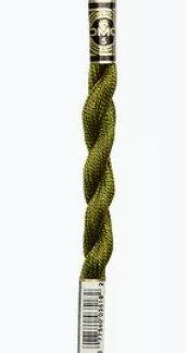 DMC, Pearl Cotton Thread Skeins, Size 3, 115-3-730, Khaki