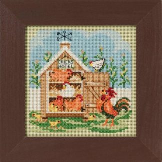 Mill Hill, Counted Glass Bead Cross Stitch Kit, Chicks Hotel, MH142214