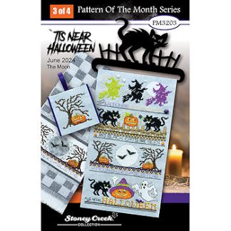 Stoney Creek, Cross Stitch Pattern, PM3203, 'Tis Near Halloween Series: The Moon (3 of 4)