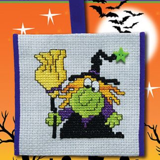 Stoney Creek, Cross Stitch Pattern, ORN034, Franky and Friends: Happy Witch