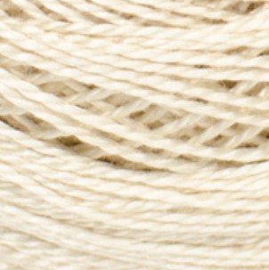 DMC, Perle Cotton Thread Balls, Size 12, Ecru, 116-12-ECRU