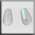 Mill Hill, Glass Treasures, 12259, Pear Shaped Bead, Matte Crystal