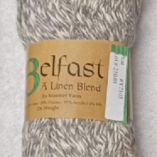 Kraemer Yarns, Belfast, Cotton/Linen/Viscose/Acrylic/Silk, Blend (DK), Peat, 2105