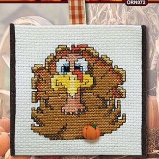 Stoney Creek, Cross Stitch Pattern, ORN072, Timmy Turkey, Ornament