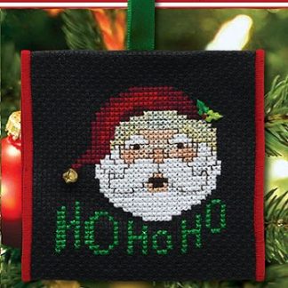 Stoney Creek, Cross Stitch Pattern, ORN073, Santa Cheer, Ornament